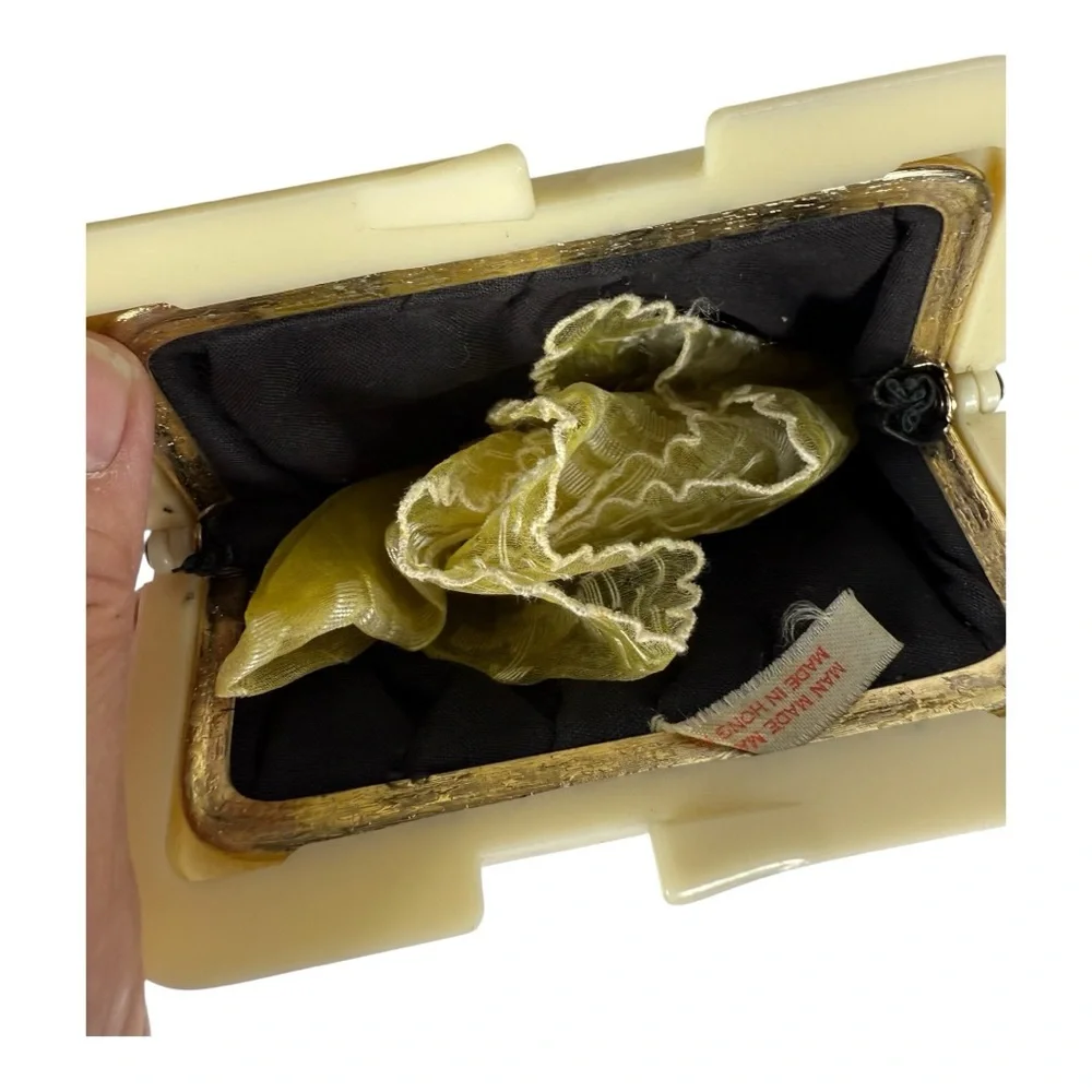 Vintage Black Velvet‎ Clutch
